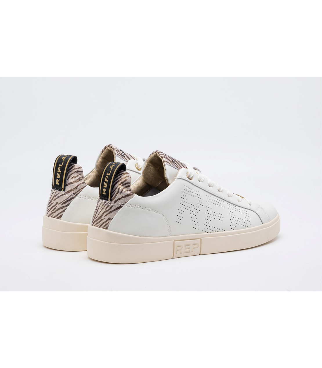 バックアクセントスニーカー 詳細画像 ホワイトゴールド 2